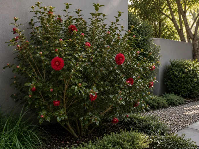 Camellia Japonica 'Red Red Rose'