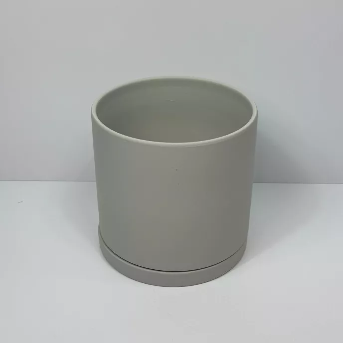 Medium House Pot - Grey