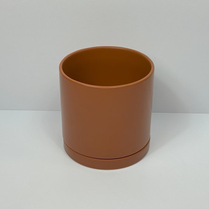 Small House Pot - Orange