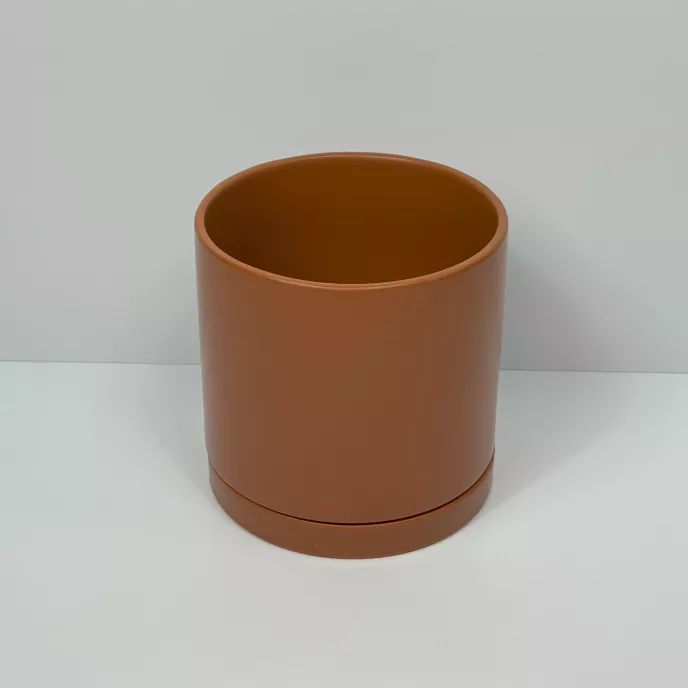 Small House Pot - Orange