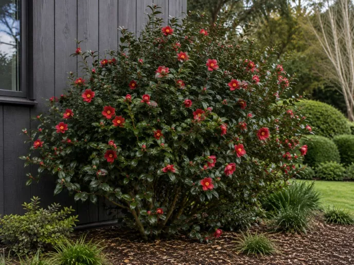 Camellia 'Yuletide'