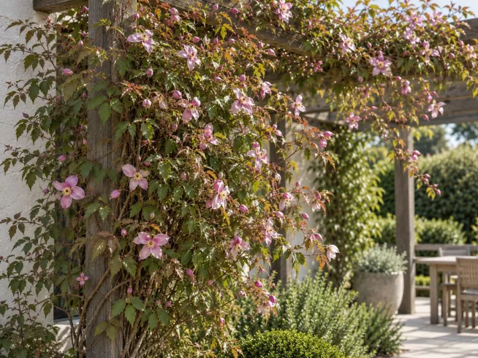 Clematis Montana 'Tetrarose' (2)