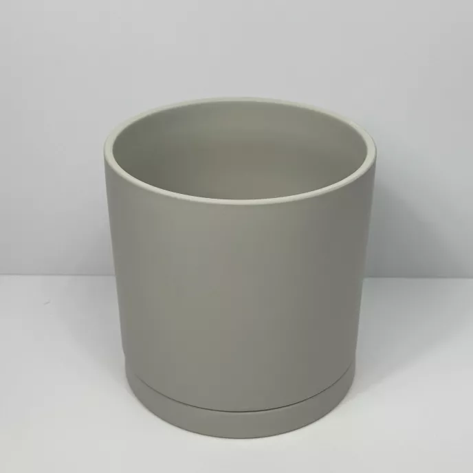 Large House Pot - Grey