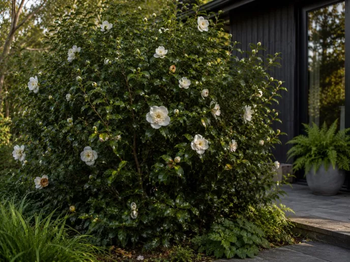 Camellia Japonica 'Ecclesfield' (2)