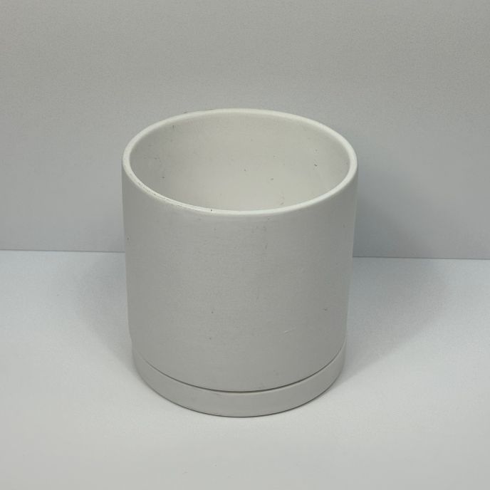 Small House Pot - White