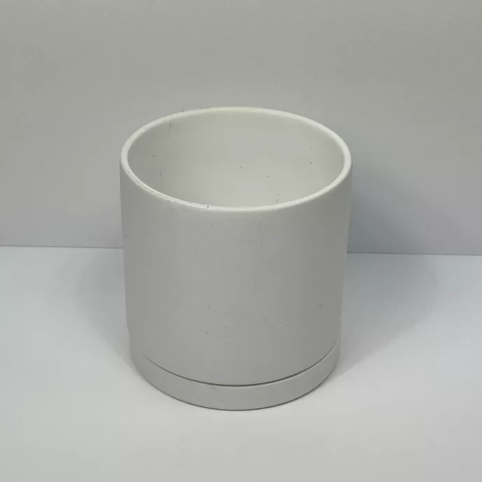 Small House Pot - White