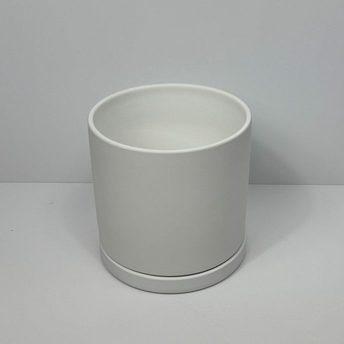 Medium House Pot - White