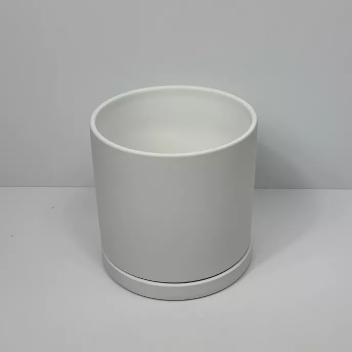 Medium House Pot - White