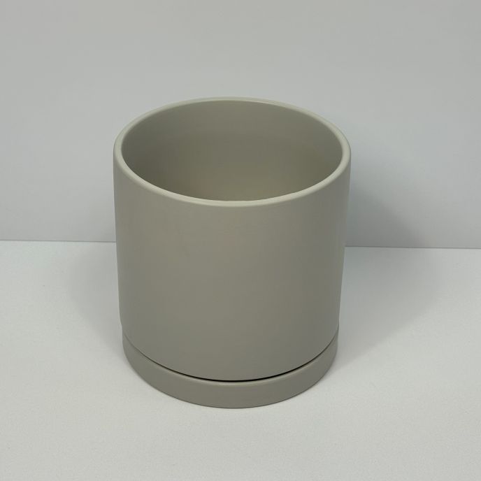 Small House Pot - Grey