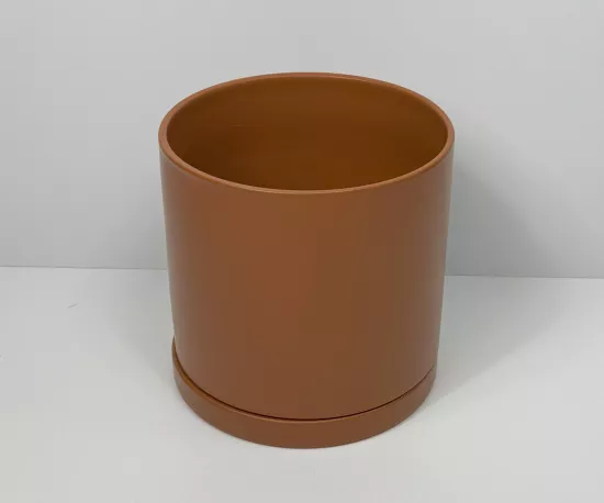 Medium House Pot - Orange