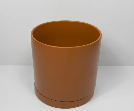 Large House Pot - Orange