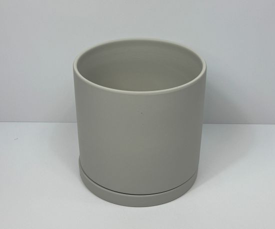 Medium House Pot - Grey