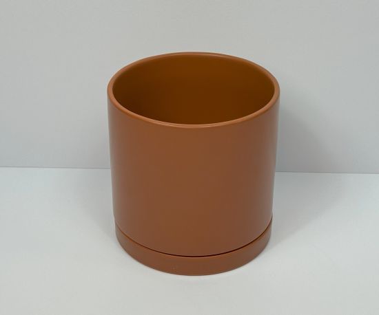 Small House Pot - Orange