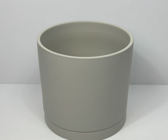 Large House Pot - Grey