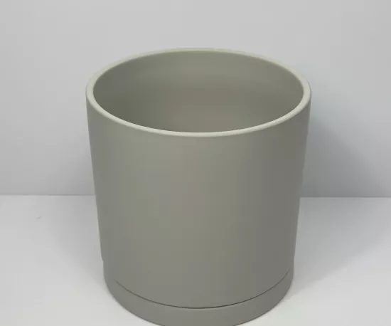 Large House Pot - Grey