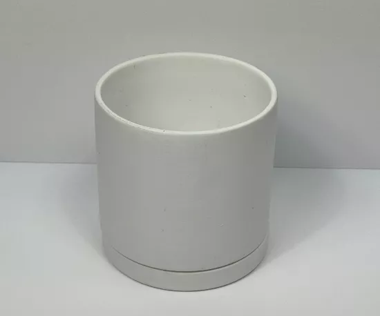Small House Pot - White