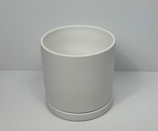 Medium House Pot - White