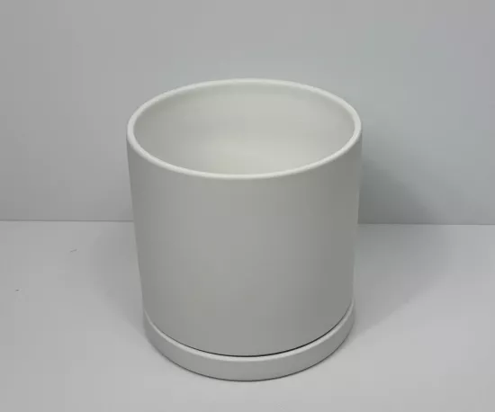 Medium House Pot - White
