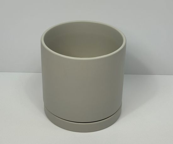 Small House Pot - Grey