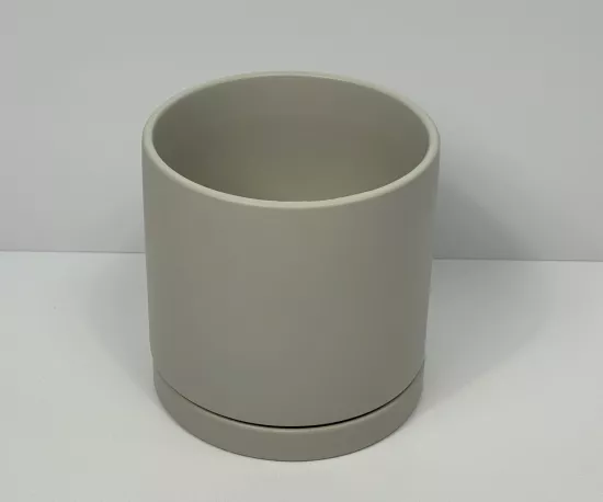 Small House Pot - Grey